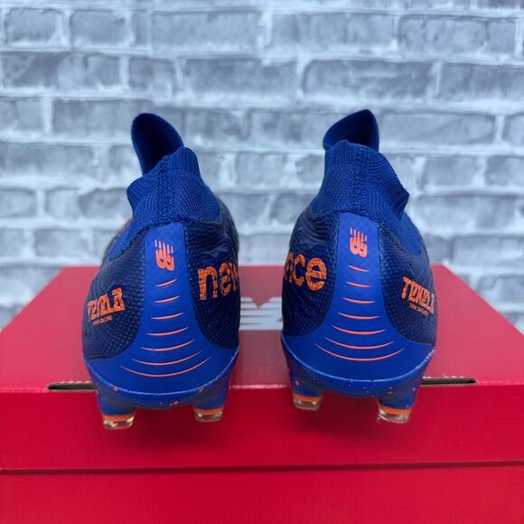 New Balance Tekela V2 Pro FG Blue Orange Soccer Cleats MST1FBG3 Mens Size 7 2E main image 3